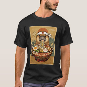 T-shirt Ramen japonais Kawaii Platypus