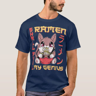 T-shirt Ramen Noodle Bowl Love Japonais Kawaii Cat Ramen S