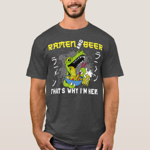 T-shirt Ramen Noodle Bowl Love Japonais Kawaii Crocodile A
