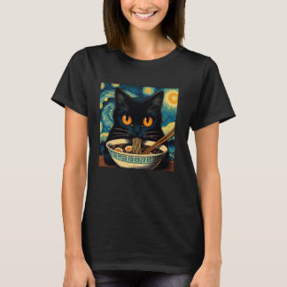 T-shirt Ramen, Starry Night Van Gogh, Amoureux des chats