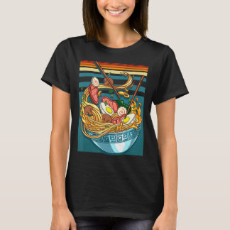 T-shirt Ramen Style Vintage Anime Japonais Cadeaux de nour
