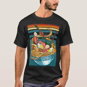 T-shirt Ramen Style Vintage Anime Japonais Cadeaux de nour