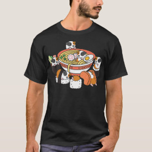 T-shirt Ramen Sushi Guinée Pig Animal 