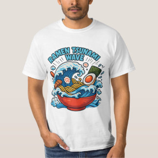 T-shirt Ramen Tsunami Wave – Aspirez la Tempête