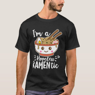 T-shirt Ramento sans espoir mignonne Kawaii Ramen nouilles