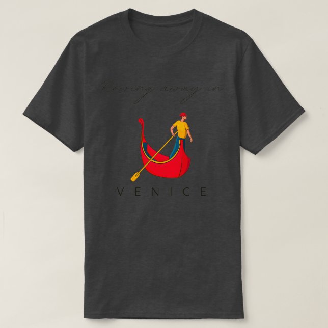 T-shirt ramer à Venise (Design devant)