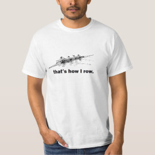 T-SHIRT RAMEUR D'ÉQUIPAGE "QUI EST COMMENT JE RAME" LE
