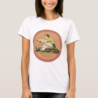 T-shirt Rameur vintage de femme