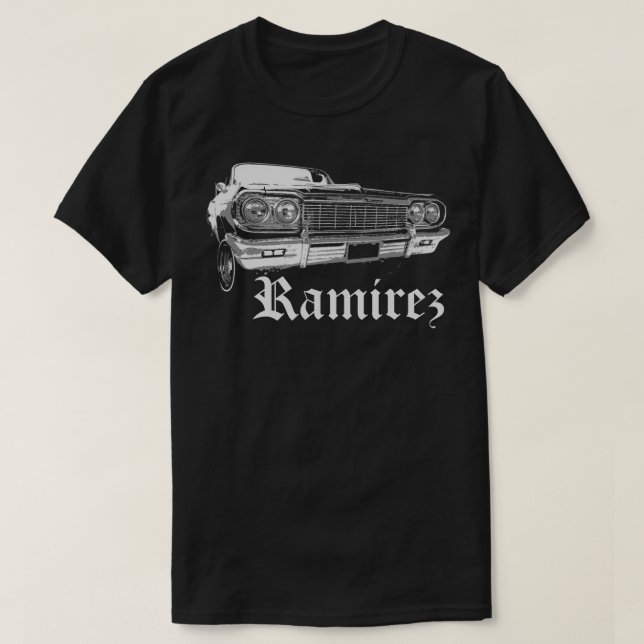 T-shirt Ramirez Shirt Lowrider Cali cadeau de réunion fami (Design devant)