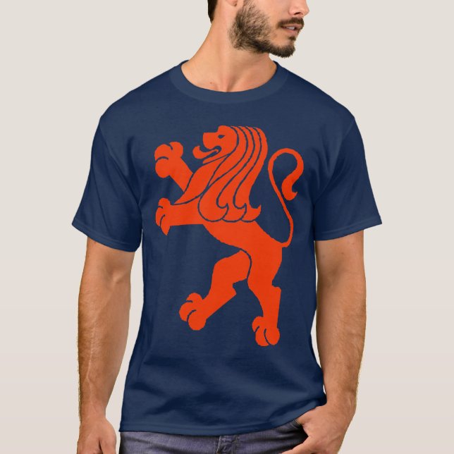 T-shirt Rampart du lion rouge (Devant)