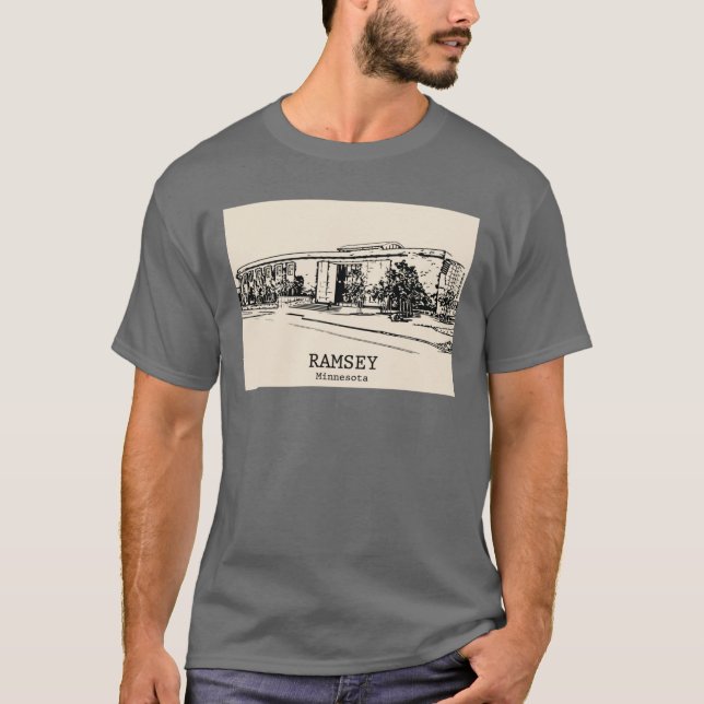 T-shirt Ramsey Minnesota (Devant)