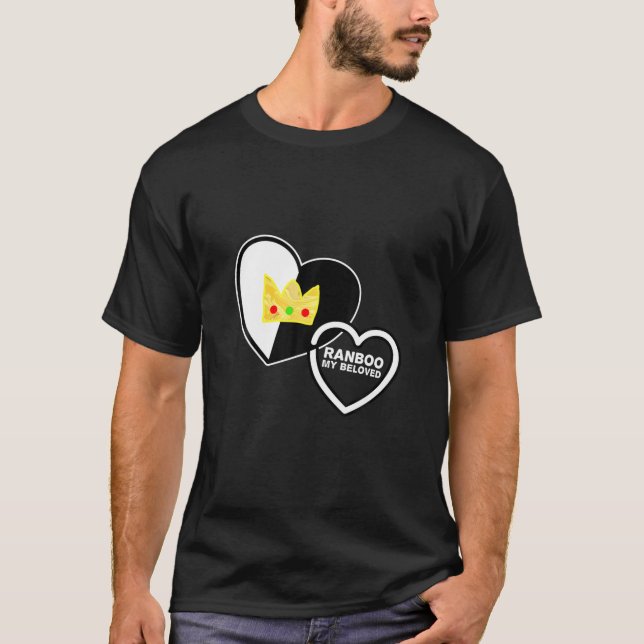 T-shirt Ranboo Mon Bien-Aimé Merch Cosplay Gold Crown (Devant)