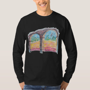 T-shirt Ranch arc-en-ciel