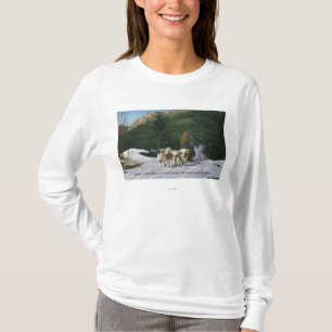 T-shirt Ranch de chien esquimau d'Ed Clark, Dogsledding