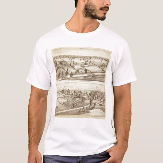 T-shirt Ranchs, Visalia, calorie (Devant)