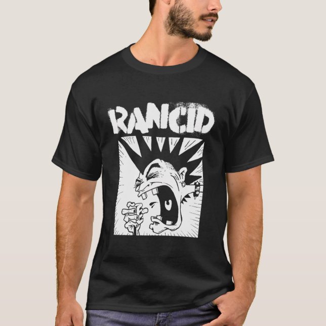 T-shirt Rancid - Marchandises officielles - Microphone (Devant)