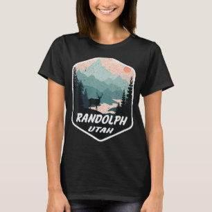 T-shirt Randolph Utah Ut Mountains Randonnée Randonnée Sou