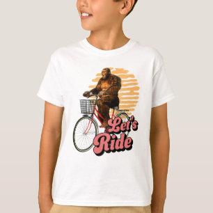 T-shirt Randonnée à vélo dans la forêt de Sasquatch