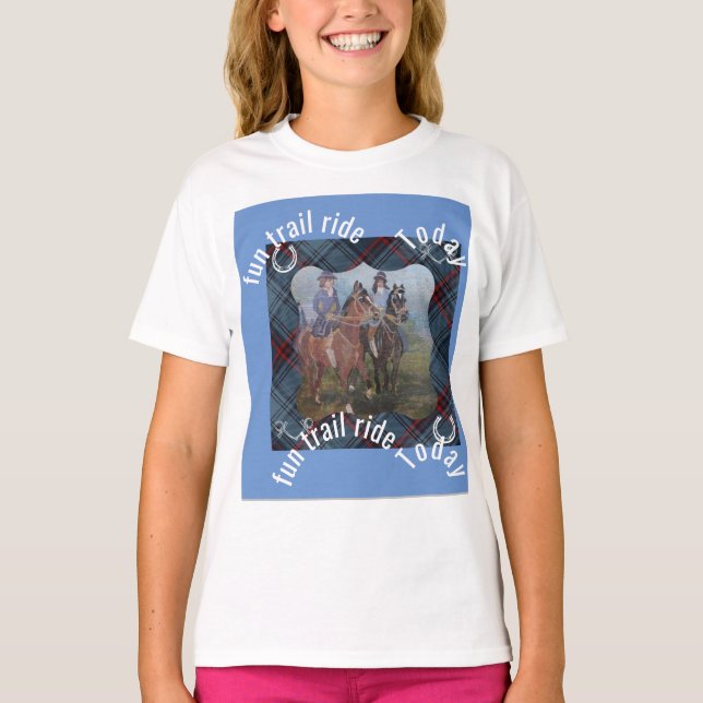 T-shirt Randonnée amusante aujourd'hui (Devant)