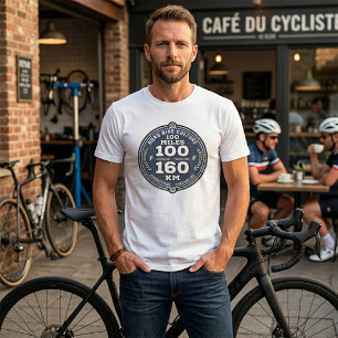 T-shirt Randonnée cycliste du siècle 100 milles 160 KM