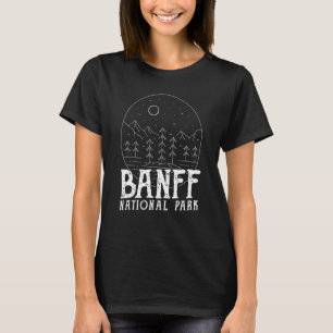 T-shirt Randonnée dans les montagnes Banff Parc national d