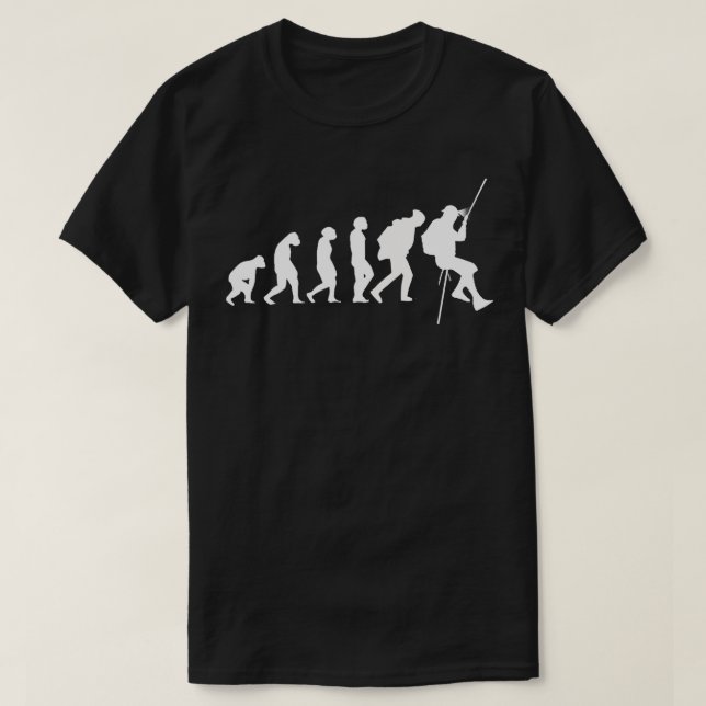 T-shirt Randonnée de la grotte de l'évolution humaine Spel (Design devant)