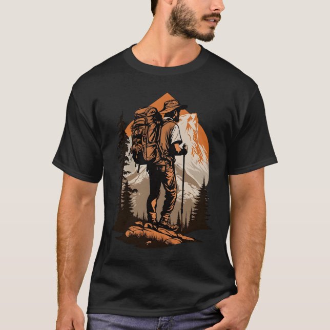 T-shirt Randonnée de montagne (Devant)