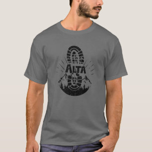 T-shirt Randonnée En Alta USA Vacances Ski