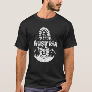 T-shirt Randonnée En Autriche Vacances Hiker