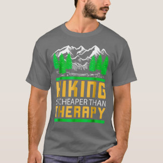 T-shirt Randonnée Est Moins Cher Que Thérapie Drôle
