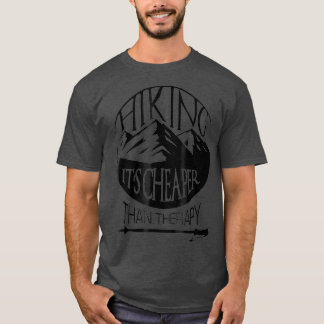 T-shirt Randonnée Est Moins Cher Que Thérapie Drôle Randon