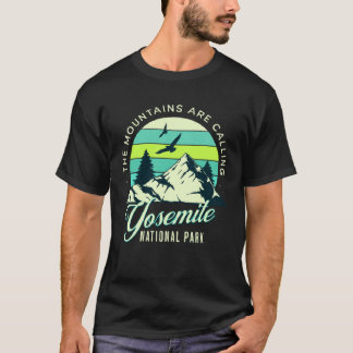 T-shirt Randonnée et camping dans le parc national de Yose
