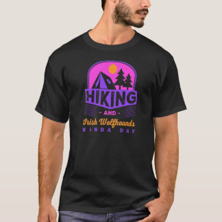 T-shirt Randonnée Et Irlandais Wolfhounds Kinda Journée Ch