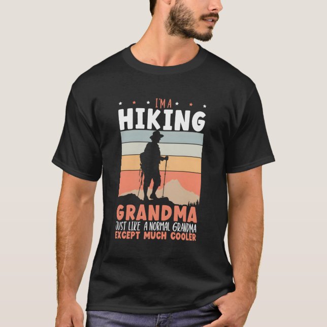 T-shirt Randonnée Grand-mère de randonneur d'Escalades de  (Devant)