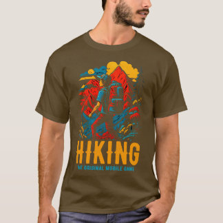 T-shirt Randonnée Le jeu mobile original Funny