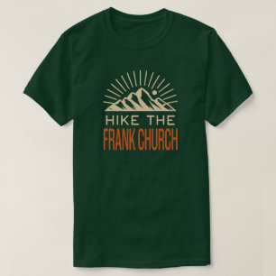 T-shirt Randonnée L'Église Frank Wilderness Idaho Sunburst