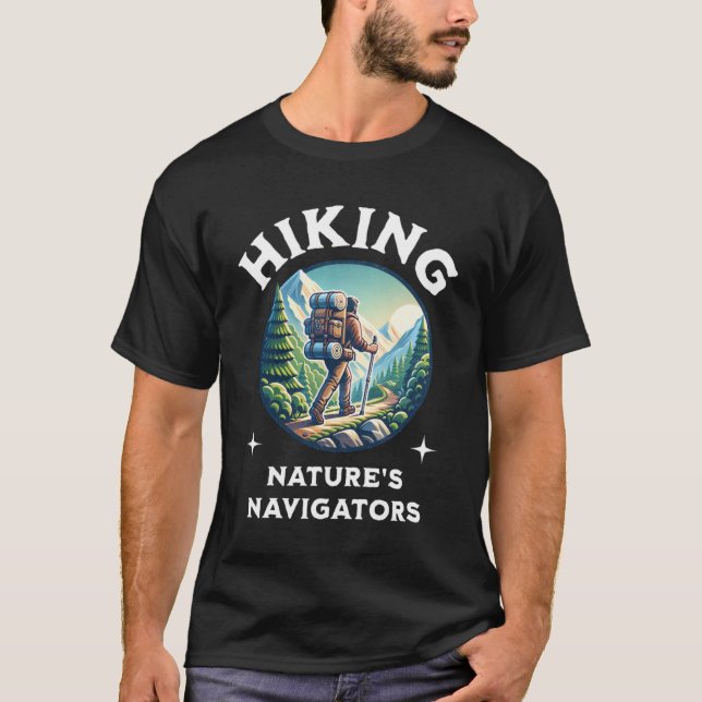 T-shirt Randonnée : Les navigateurs de la nature (Devant)