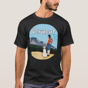 T-shirt Randonnée mont Vermont