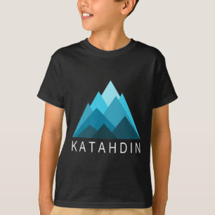T-shirt Randonnée montagneuse dans le Maine au mont Katahd