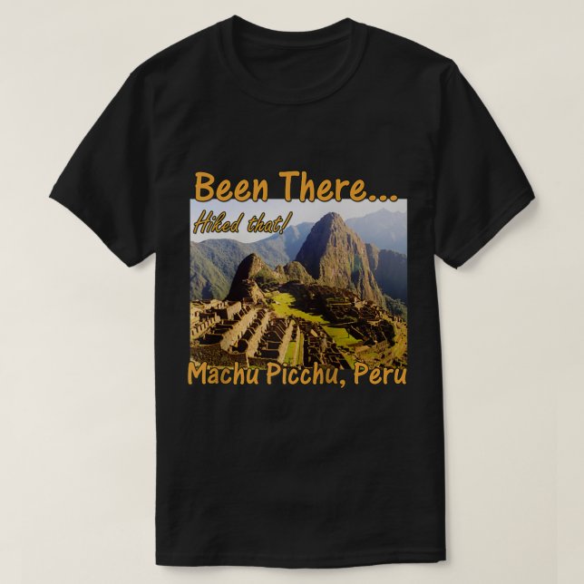 T-shirt Randonnée pédestre Inca Machu Picchu - Pérou Ragla (Design devant)