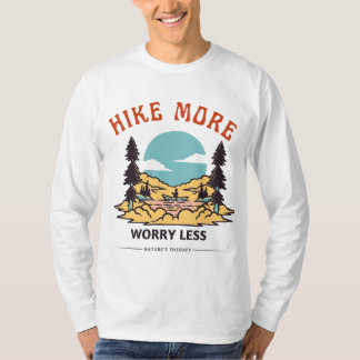 T-shirt Randonnée plus de souci moins