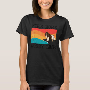 T-shirt Randonnée Plus Inquiète Moins Anglais Toy Spaniel