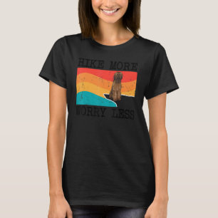 T-shirt Randonnée Plus Inquiète Moins Briard Randonnée gra
