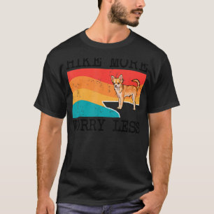 T-shirt Randonnée Plus Inquiète Moins Brown Chihuahua Grap