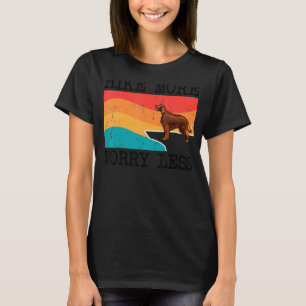T-shirt Randonnée Plus Inquiète Moins Irlandais Setter Ran