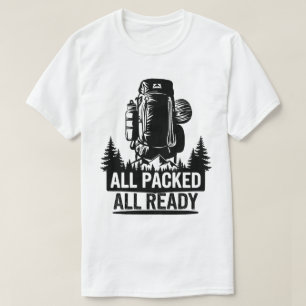 T-shirt Randonnée sac à dos Aventure Graphisme extérieur
