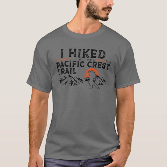 T-shirt Randonnée Une Petite Section - Pacific Crest Trail (Devant)