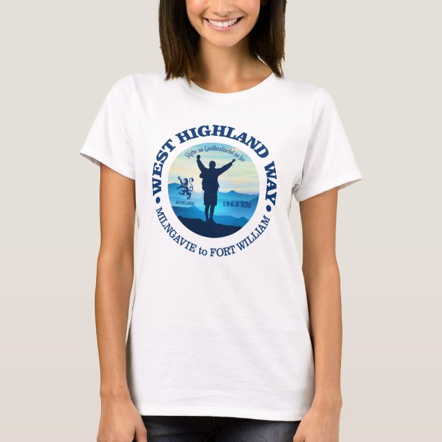T-shirt Randonnée (West Highland Way) (Devant)