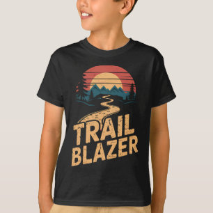 T-shirt Randonneur de montagne vintage blaze de sentier ré