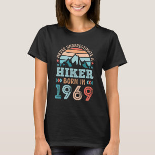 T-shirt Randonneur né en 1969 60e Randonnée d'anniversaire